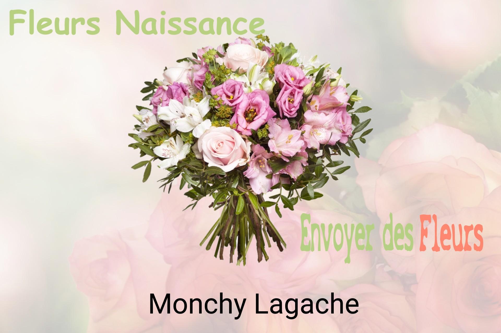Bouquet de fleurs de naissance livré à Monchy-Lagache
